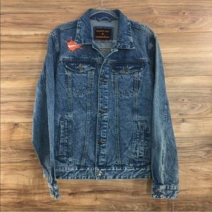 Members Only Nickelodeon Rugrats Hey Arnold Cat Dog Denim Jacket Size XL New